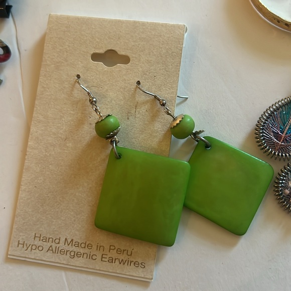 Earrings Lot- 17 Pairs New - Picture 7 of 8